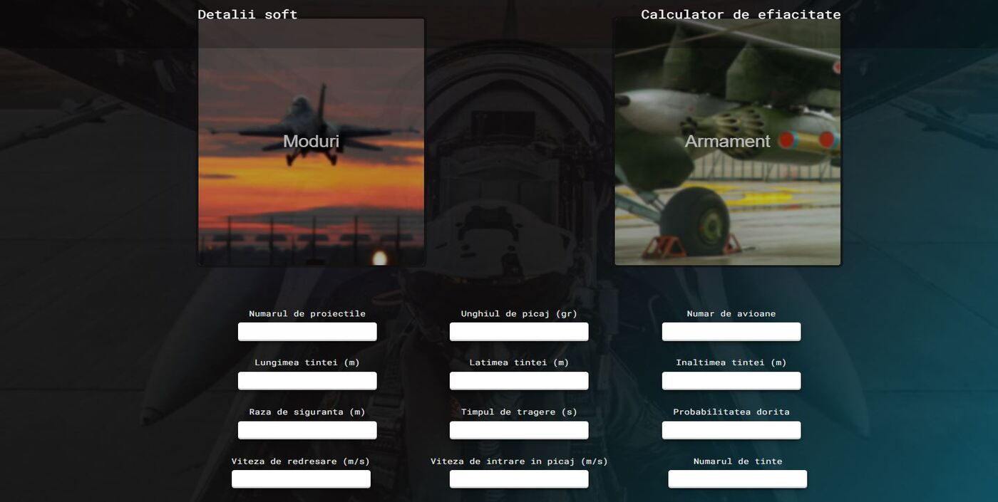 aplicatie calculator de eficacitate